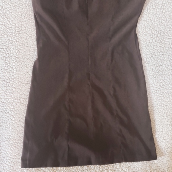 Express Dark Brown Dress - Picture 5 of 7